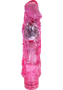 Naturally Yours Wild Ride Vibrating Dildo 9in - Pink